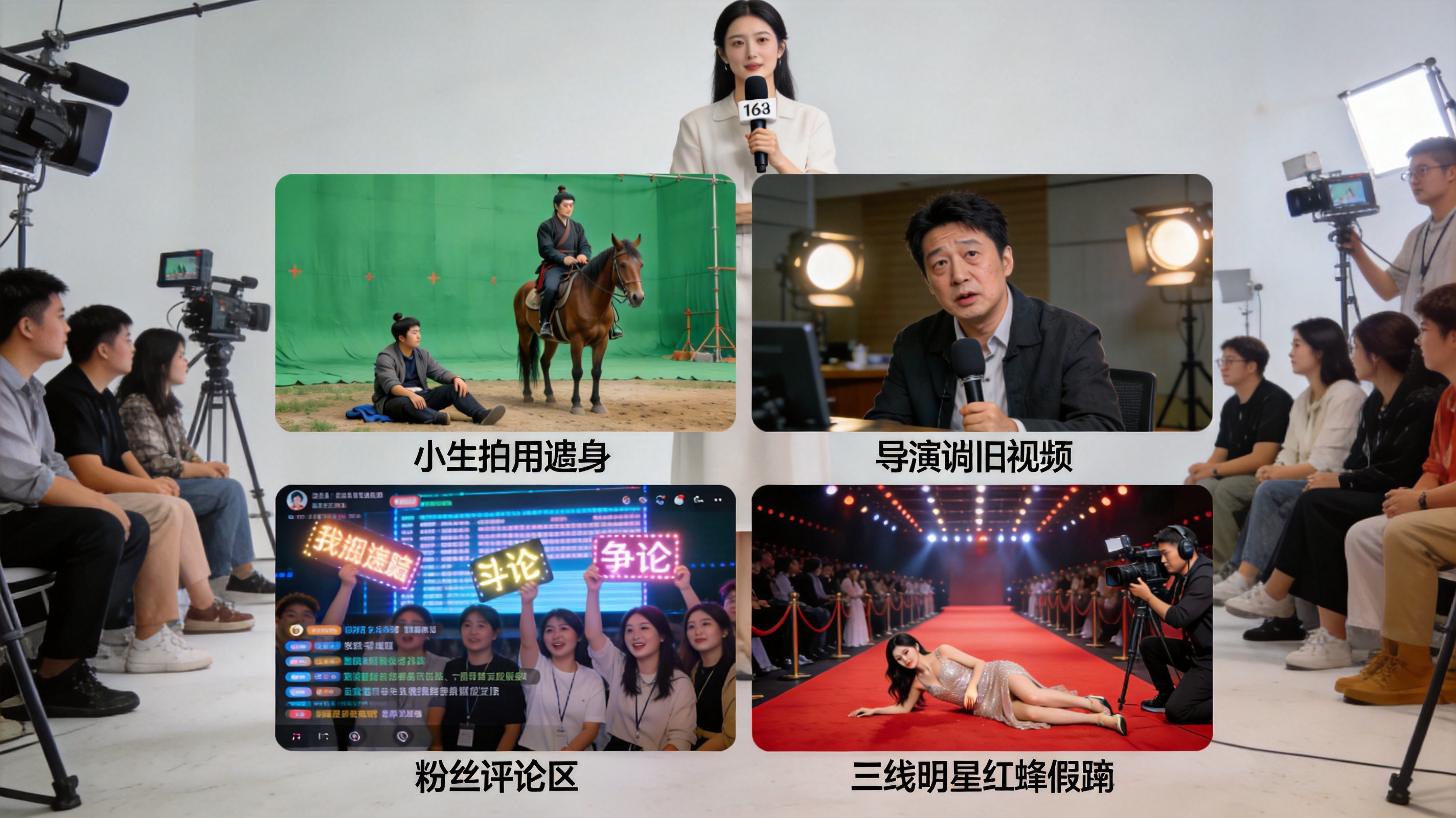 小生拍戲用替身被扒